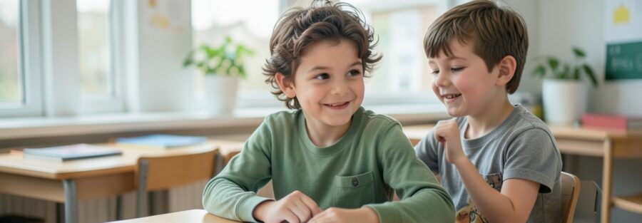 GAV enfant scolaire pour protection à l'école