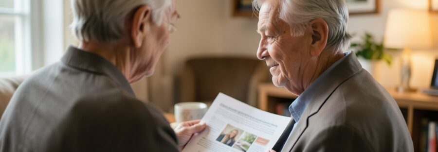 Personne âgée bénéficiant de la GAV senior 65 ans