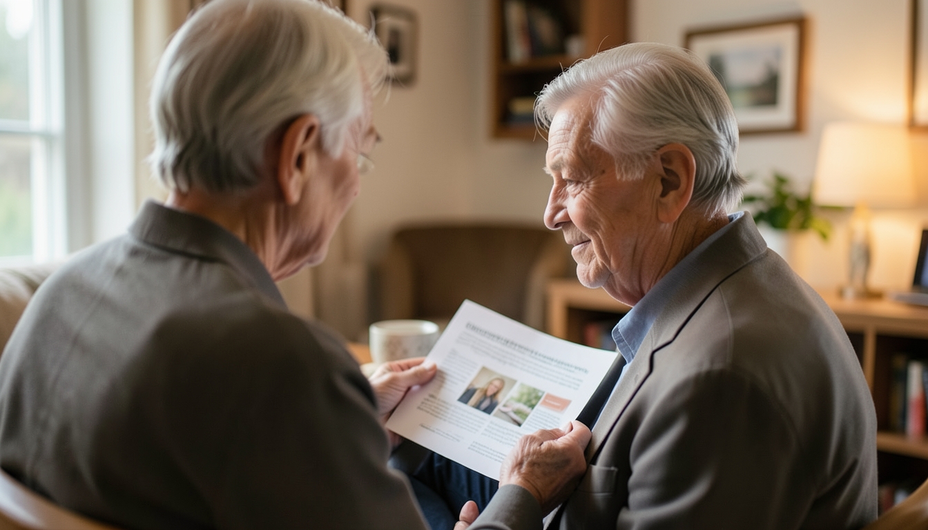 Personne âgée bénéficiant de la GAV senior 65 ans