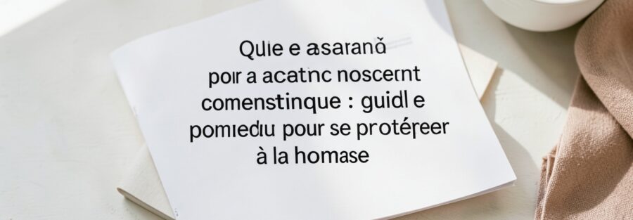 quelle assurance pour accident domestique à la maison