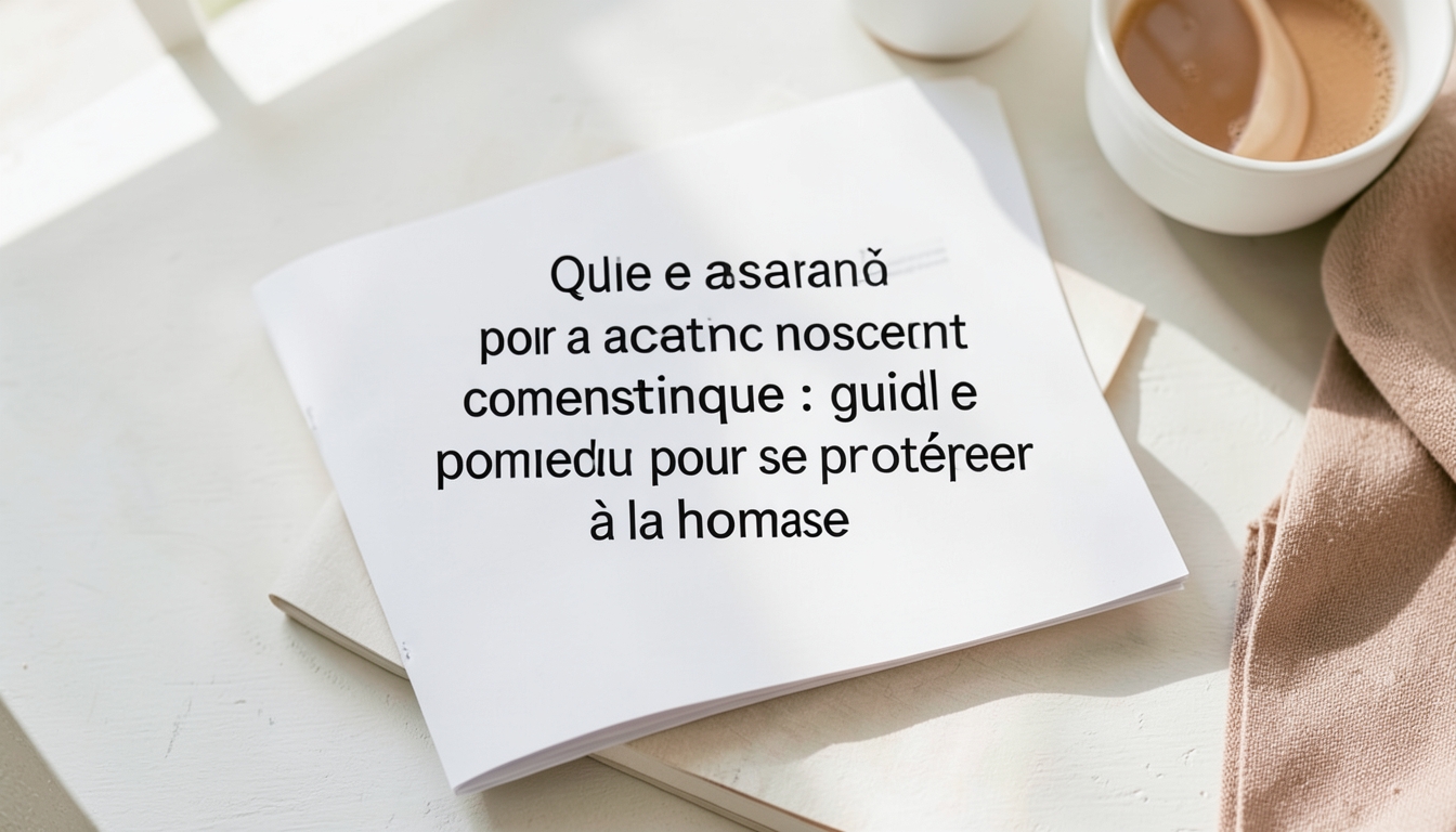 quelle assurance pour accident domestique à la maison