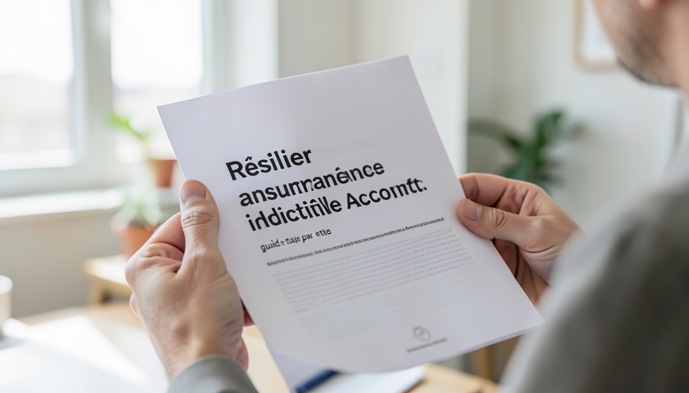 résilier assurance individuelle accident procédure